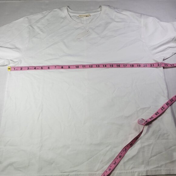 Madewell White Refined Easy Crewneck T-Shirt Size Medium - Picture 5 of 6